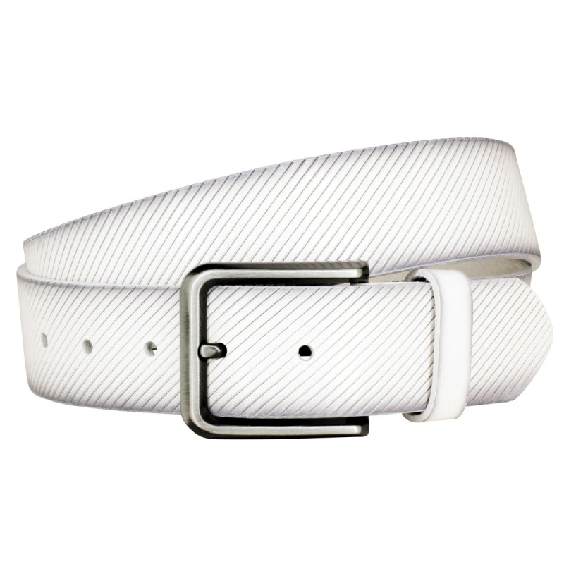Lederen Riem Casual | Donkerblauw | www.pietkoopmans.nl