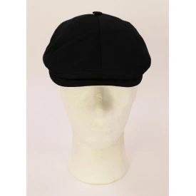 Luckyhat Flat Cap | Zwart Goud