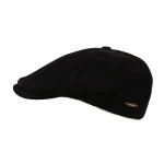 Luckyhat Flat Cap | Zwart Zilver | www.pietkoopmans.nl