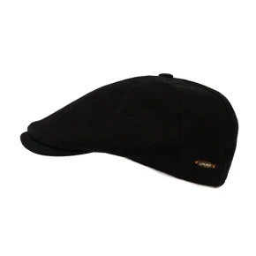 Luckyhat Flat Cap | Zwart Zilver | www.pietkoopmans.nl