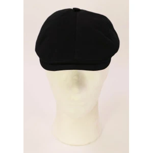 Luckyhat Flat Cap | Zwart Zilver