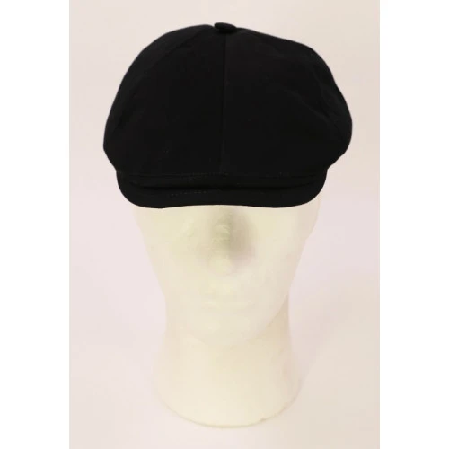 Luckyhat Flat Cap | Zwart Zilver | www.pietkoopmans.nl