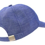 LuckyHat Baseball Cap Linnen | Blauw | www.pietkoopmans.nl