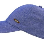 LuckyHat Baseball Cap Linnen | Blauw | www.pietkoopmans.nl