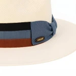 LuckyHat Panama Hoed | Zwart Raf Cognac | www.pietkoopmans.nl