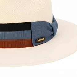LuckyHat Panama Hoed | Zwart Raf Cognac