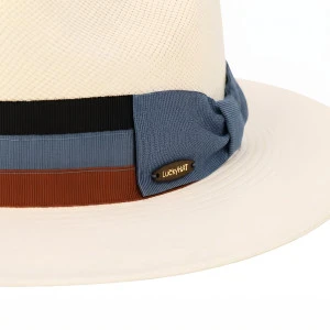 LuckyHat Panama Hoed | Zwart Raf Cognac
