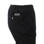 Piet Elastische Taille Ribbroek | Katoen Zwart