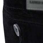 Piet Elastische Taille Ribbroek | Katoen Zwart