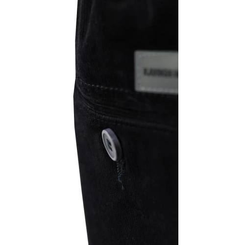 Piet Elastische Taille Ribbroek | Katoen Zwart