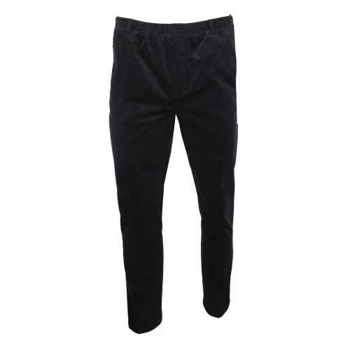 Piet Elastische Taille Ribbroek | Katoen Zwart