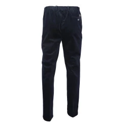 Piet Elastische Taille Ribbroek | Katoen Navy