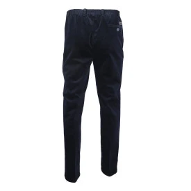 Piet Elastische Taille Ribbroek | Katoen Navy
