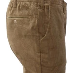 Piet Elastische Taille Ribbroek | Katoen Camel | www.pietkoopmans.nl