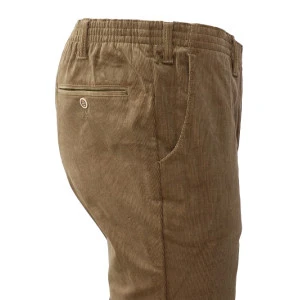 Piet Elastische Taille Ribbroek | Katoen Camel