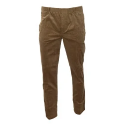 Piet Elastische Taille Ribbroek | Katoen Camel