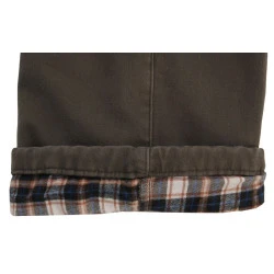 Elastische Taille Broek | Bruin Thermo