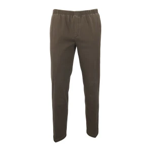 Elastische Taille Broek | Bruin Thermo