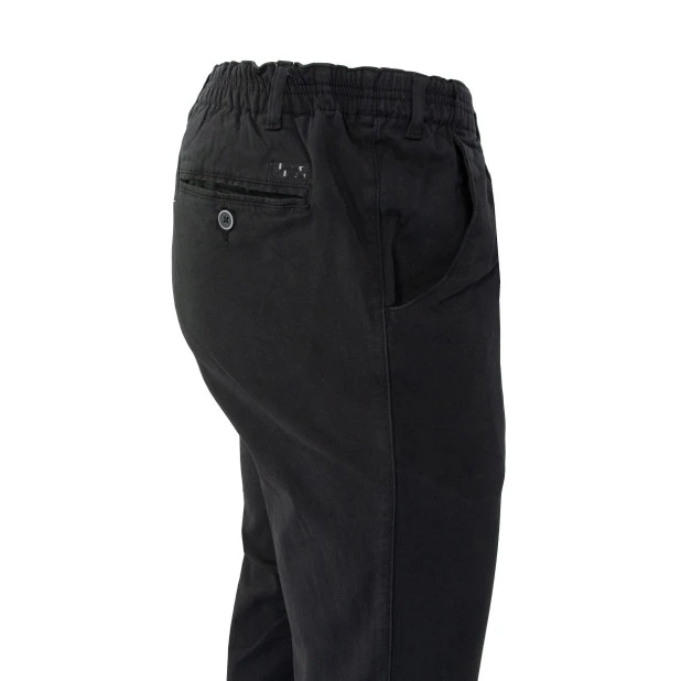 Elastische Taille Broek | Deventer Antraciet | www.pietkoopmans.nl