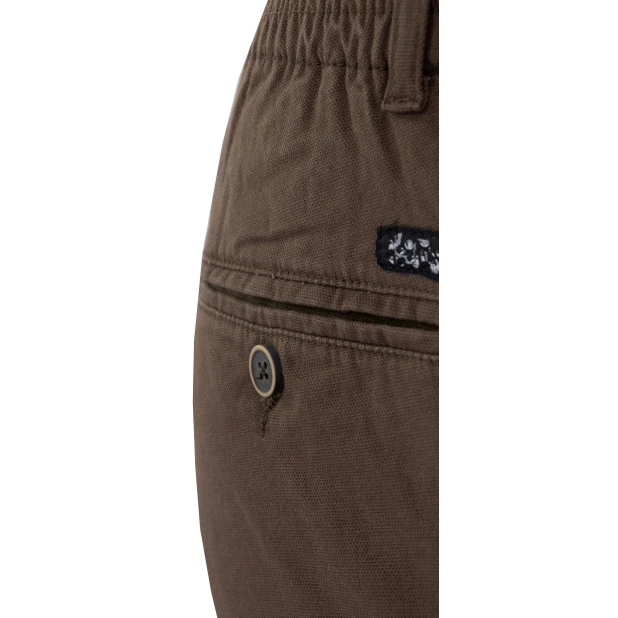 Elastische Taille Broek | Deventer Bruin | www.pietkoopmans.nl