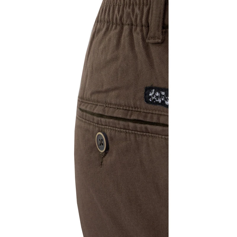 Elastische Taille Broek | Deventer Bruin | www.pietkoopmans.nl