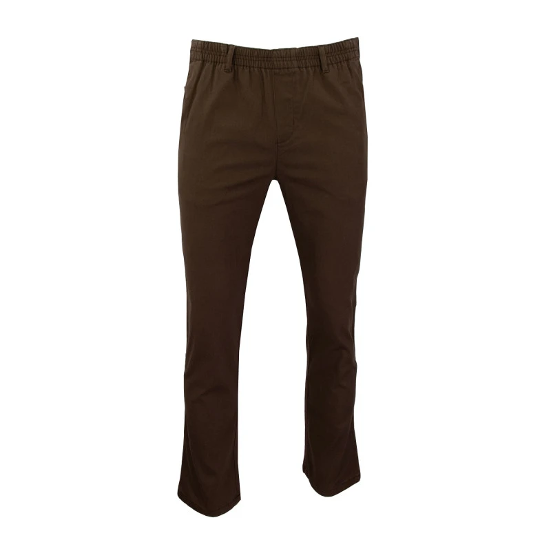 Elastische Taille Broek | Deventer Bruin | www.pietkoopmans.nl