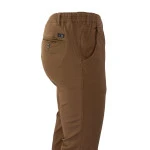 Elastische Taille Broek | Deventer Cognac | www.pietkoopmans.nl