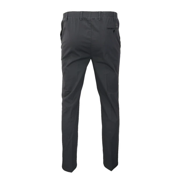 Elastische Taille Broek | Venlo Grijs | www.pietkoopmans.nl