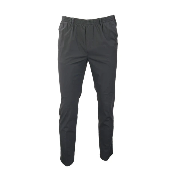 Elastische Taille Broek | Venlo Grijs | www.pietkoopmans.nl