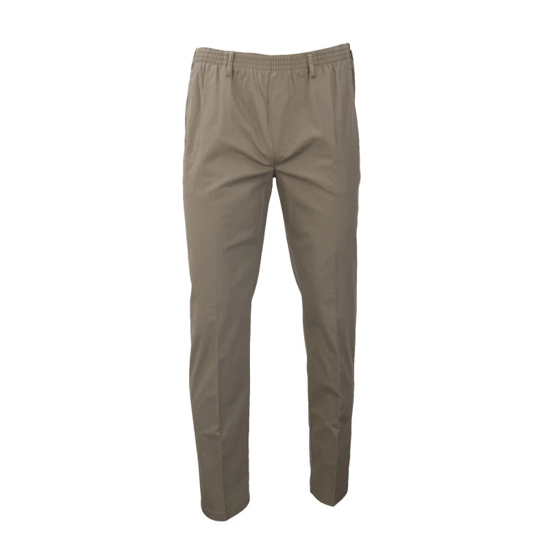 Elastische Taille Broek | Venlo Khaki | www.pietkoopmans.nl
