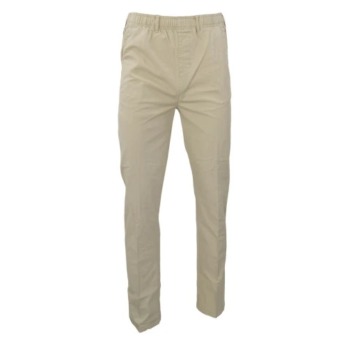 Elastische Taille Broek Belgïe | Beige | www.pietkoopmans.nl