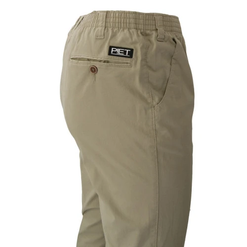 Elastische Taille Broek Amberg | Beige | www.pietkoopmans.nl