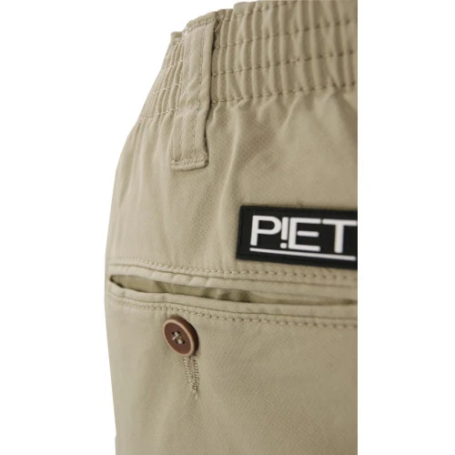 Elastische Taille Broek Amberg | Beige | www.pietkoopmans.nl