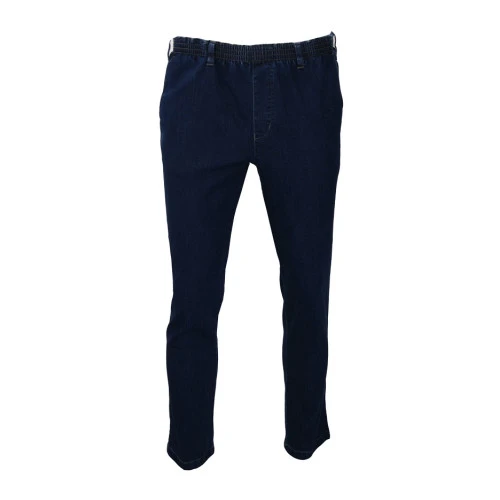 Jeans met elastische Taille | Denim Rondom | www.pietkoopmans.nl