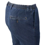 Elastische Taille Broek | Blauw Jeans | www.pietkoopmans.nl