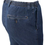 Elastische Taille Broek | Blauw Jeans | www.pietkoopmans.nl