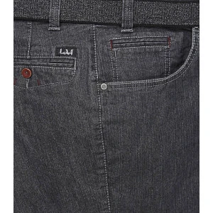 Luigi Morini 5 Pocket Stretch Jeans | Grijs