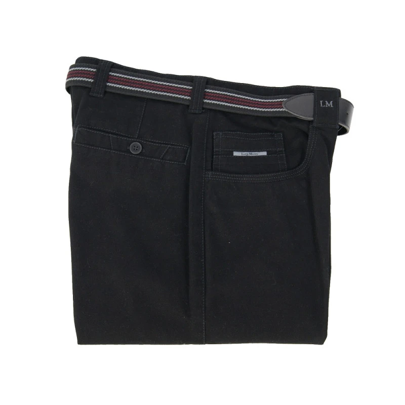 Luigi Morini Premium Colour Winter Broek | Zwart | www.pietkoopmans.nl 
