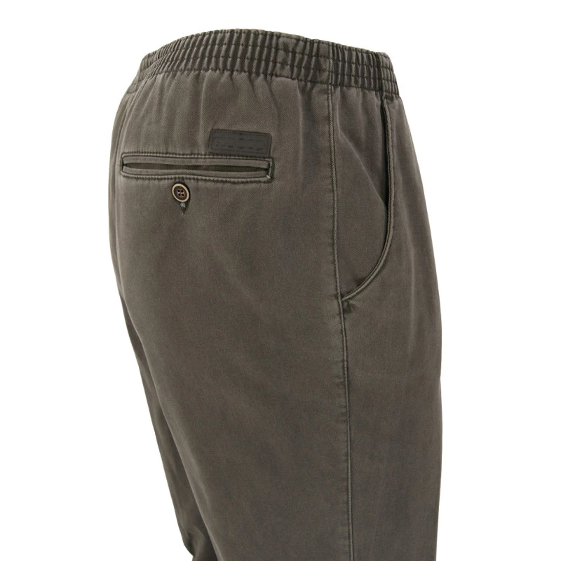 Elastische Taille Broek | Olijf Thermo | www.pietkoopmans.nl