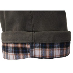 Elastische Taille Broek | Olijf Thermo