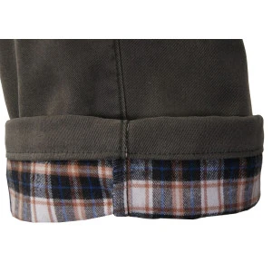 Elastische Taille Broek | Olijf Thermo