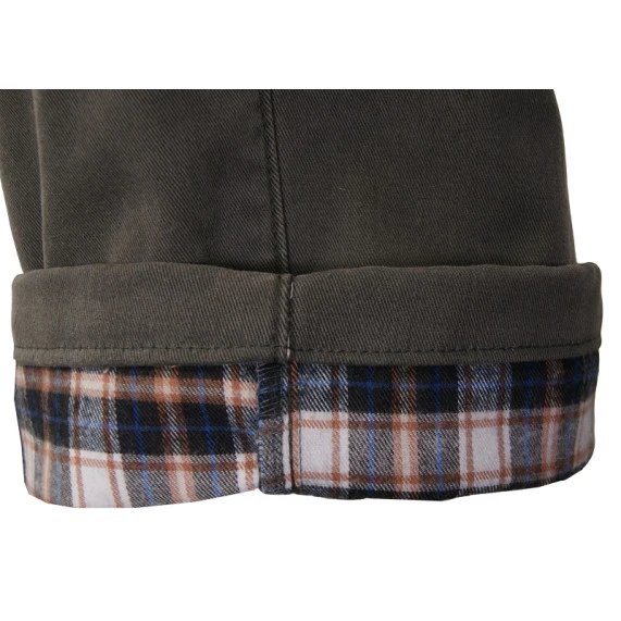 Elastische Taille Broek | Olijf Thermo | www.pietkoopmans.nl