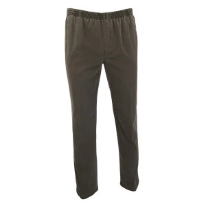 Elastische Taille Broek | Olijf Thermo