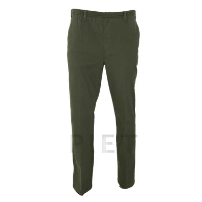 P!ET Elastische Taille Broek | Groen Harry