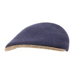 Marone Flatcap Milano | Jeansblauw | www.pietkoopmans.nl