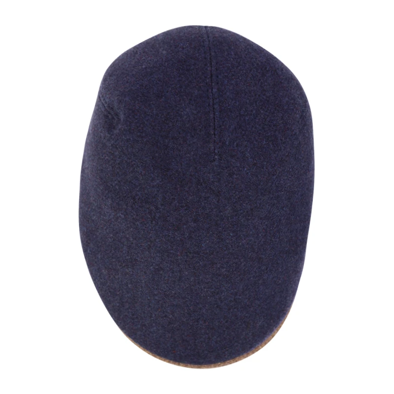 Marone Flatcap Milano | Jeansblauw | www.pietkoopmans.nl