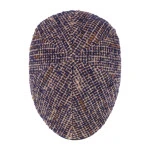 Marone Flatcap Detroit Tweed | Marine | www.pietkoopmans.nl