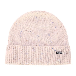 Marone Gebreide Wintermuts | Beige met Spikkels