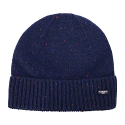 Marone Gebreide Wintermuts | Marine met Spikkels