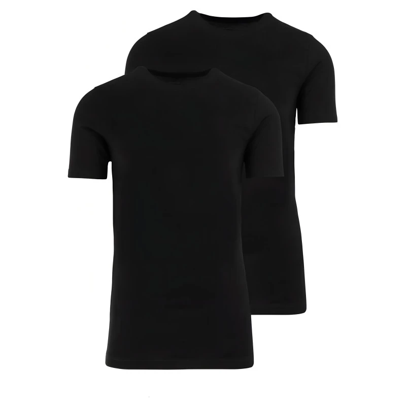 Marvelis Body Fit Basis Shirt | Zwart | www.pietkoopmans.nl